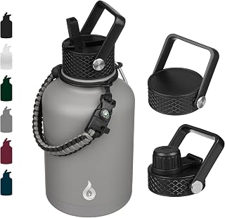 Bjpkpk Insulated Bottles Stainless Paracord