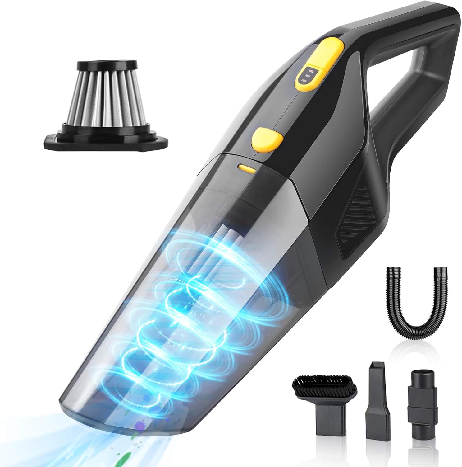 aspirapolvere a mano a batteria per auto