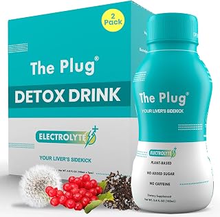 The Plug Liver Cleanse & Detox Drink | Organic Herbal Liquid Supplement with Electrolytes, Superfruits & Plant-Based Nutrients | Supports Hydration, Energy, Immunity & Liver Health
