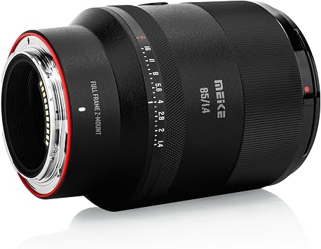 Meike 85mm F1.4 AF STM Full Frame Auto Focus Telephoto Lens Fixed Prime Portrait Lenses for Sony E Mount Mirrorless Cameras A7SIII A9II A7RIV A7IV A7III A9 A7II A7RII etc