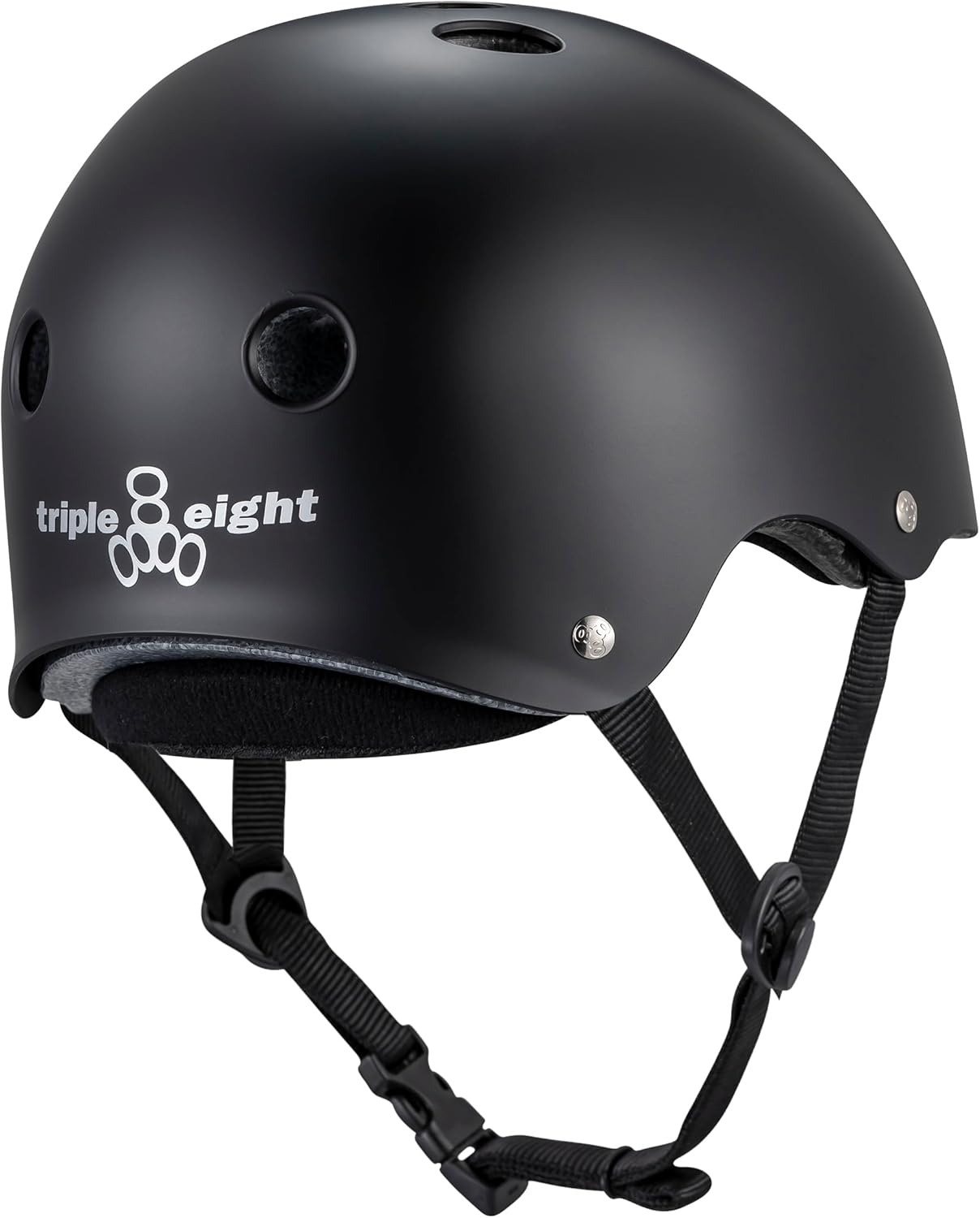 Triple Eight Deep Cover Helmet - Ideal for Skateboarding, Bicycling, BMX, and Roller Skating
