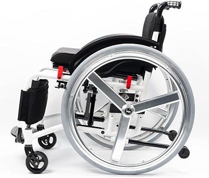 Adult Manual Wheelchair,Ultra-Light Aluminum Alloy Wheelchair,All-Terrain Sports Wheelchair,Quick Release Wheels,Transport Wheelchair with Anti-Tipper,Self-PropelledSeat Width 38cm/15in,A