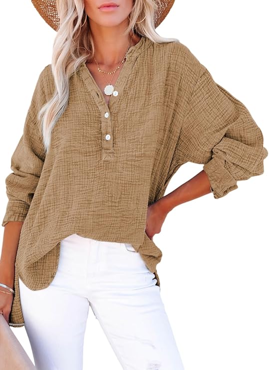 Dokotoo Blusa Oversize Cuello V