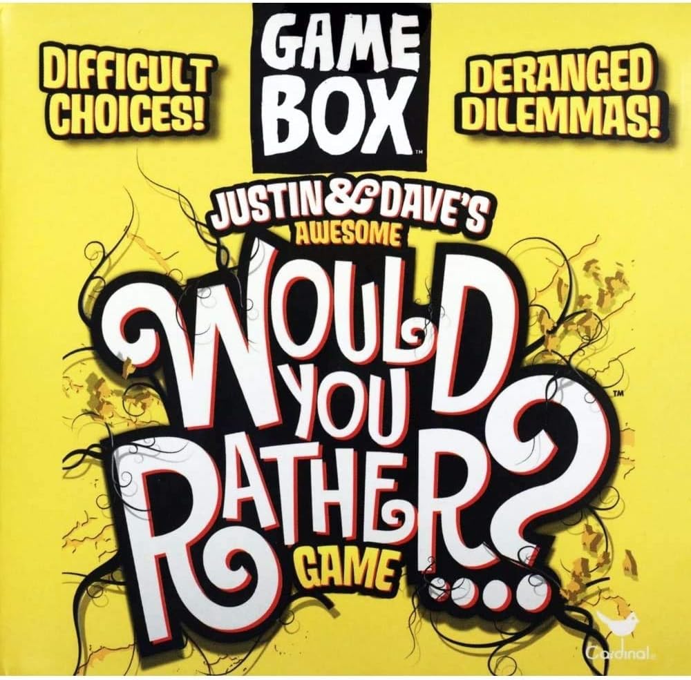 Justin & Dave's Awesome Would You Rather? Game Box