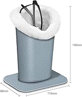 Vista 192 de Fintie Soporte para anteojos forrado de felpa con base magnética, estuche de cuero vegano prémium para lentes
