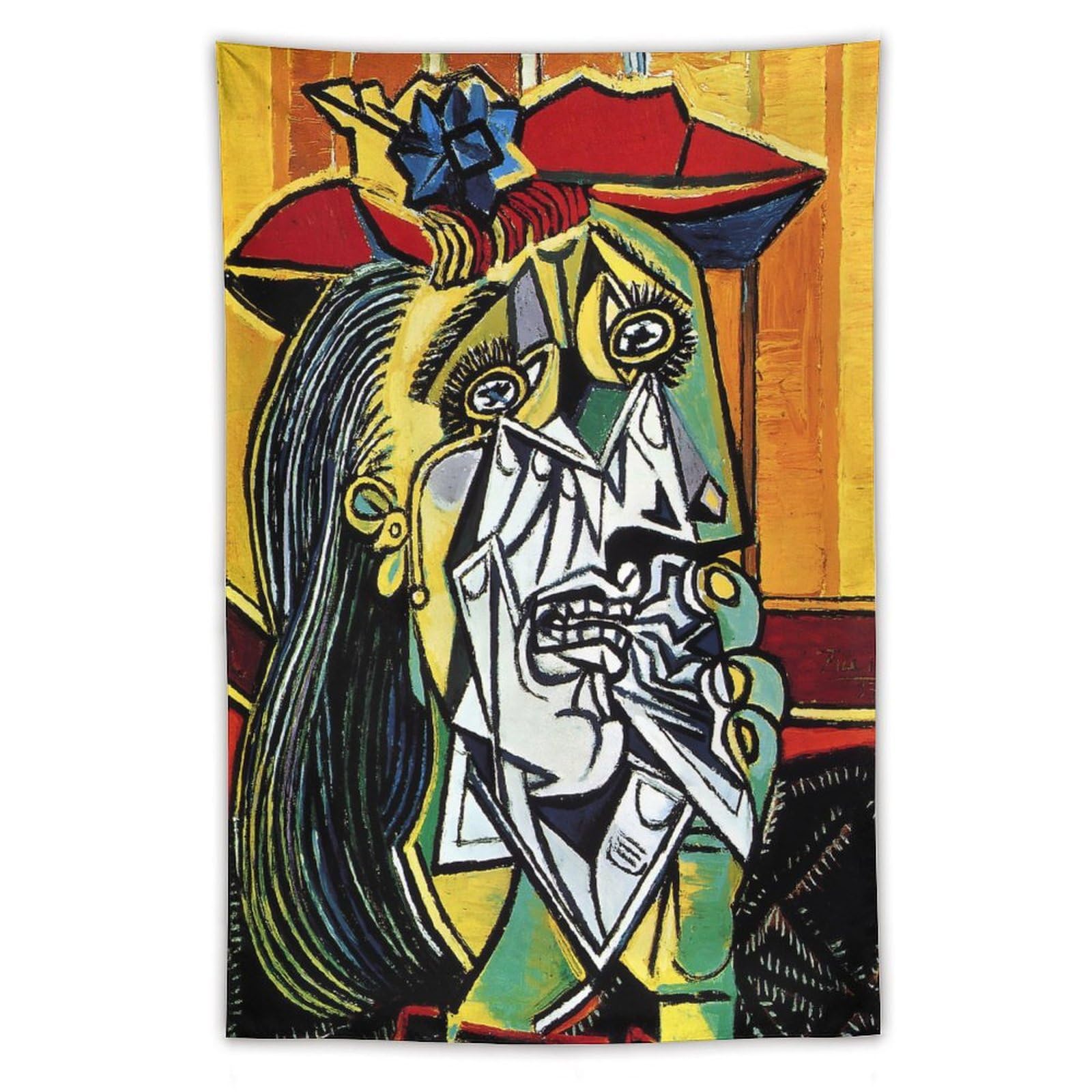 Amazon.co.jp: Pablo Picassoパブロ・ピカソ（泣く女）有名な絵画の