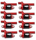 MSD 82688 Ignition Coil Blaster Series, Round, Red, 8-pack
