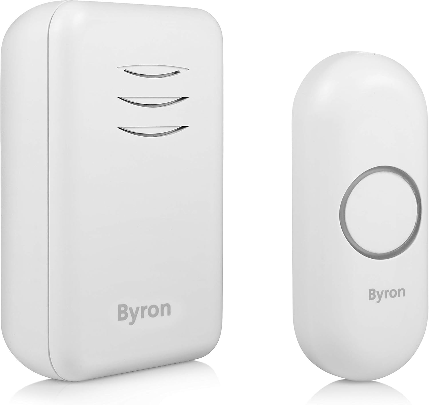 Byron DBY22311 Wireless Portable Doorbell Set, 150 m Range, 16