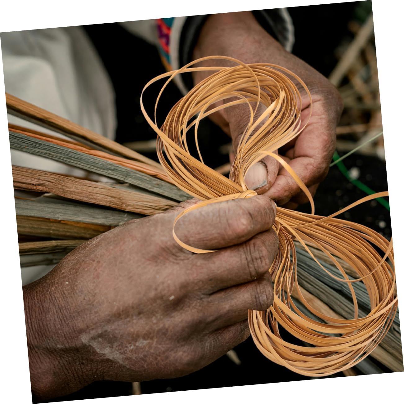 KICHOUSE 2rolls DIY Wicker Furniture Repair Kit Rattan Cabinet Repair Plastic Rattan Material Chair Weaving Supplies Indoor Outdoor Use