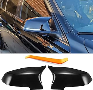 Exterior Mirror Caps for BMW 1 2 3 4 Series F20 F21 F22 F23 F87 F30 F31 F34 F32 F33 F36 X1 (E84) Tuning Accessories Exterior Accessories Black Glossy