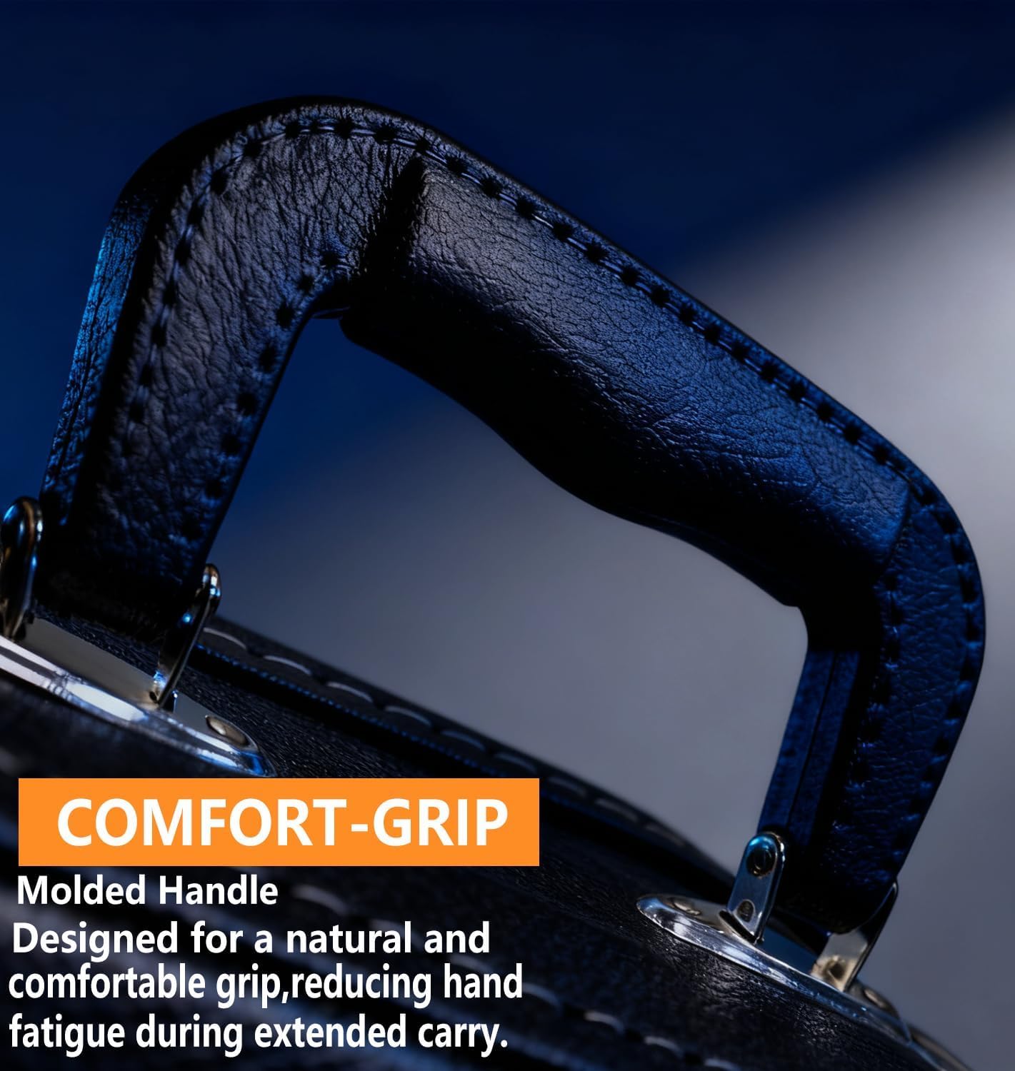 43.5'' Hard Case for 12-String Dreadnought Acoustic Guitar, Perfect Fit with Locking Latches, Plush Interior & Accessory Storage | Sturdy Protection for Travel, Gig, Home