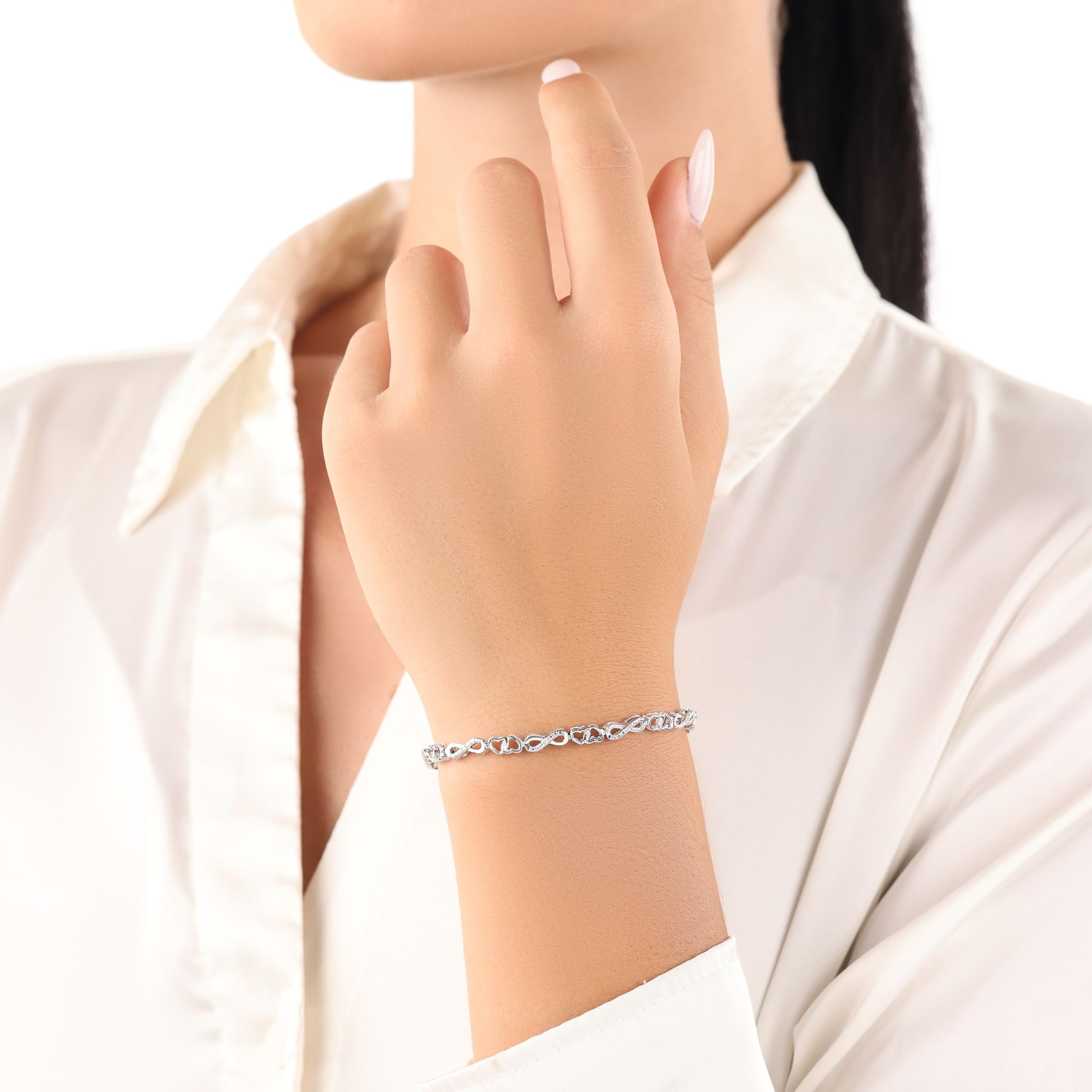 Amor Armband 925 Sterling Silber Damen Armschmuck, Kommt in Schmuck Geschenk Box