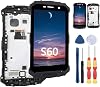 New Display Touch Screen for Doogee S60 LCD Display Replace Parts with Tools.with Frame