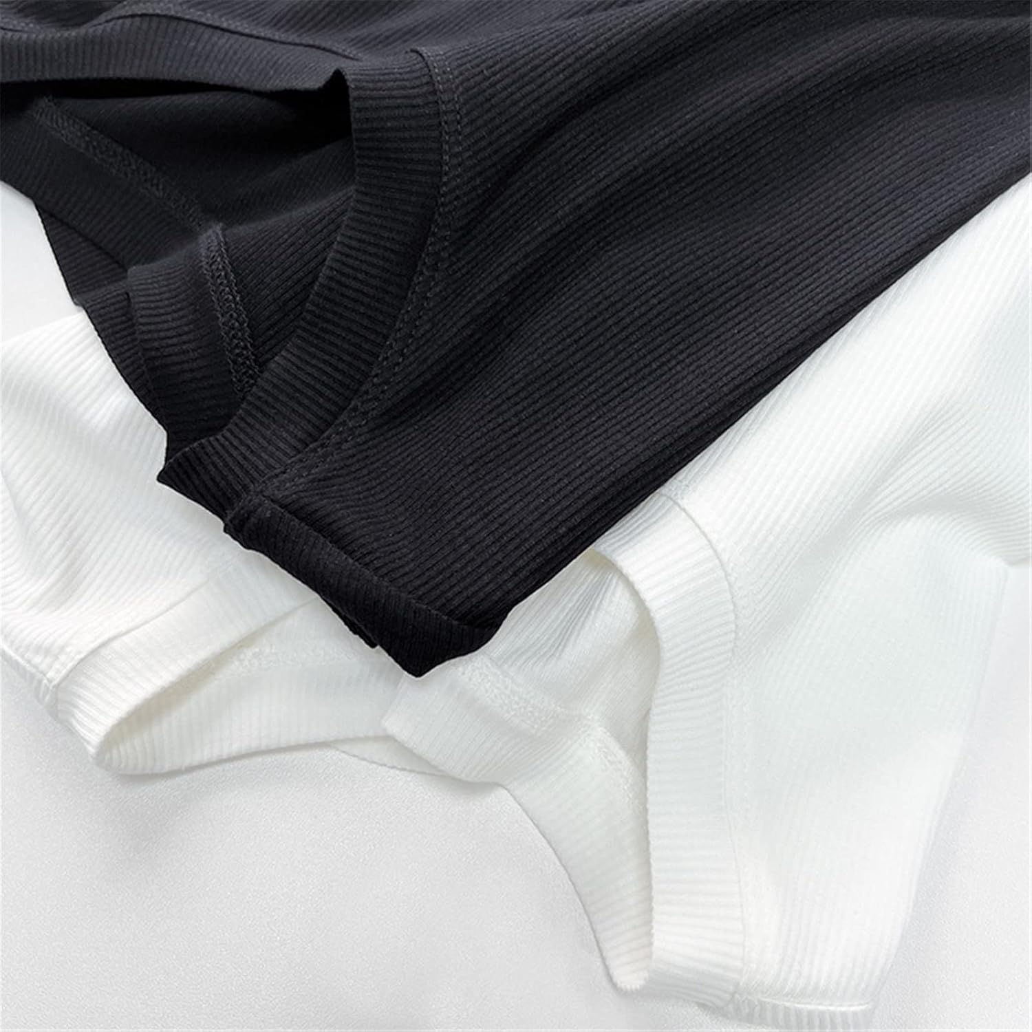 Tシャツ 半袖 レディース 女性の短袖Tシャツソリッドカラートップラウンドネックプルオーバー 夏 秋 シンプル (色 : Black