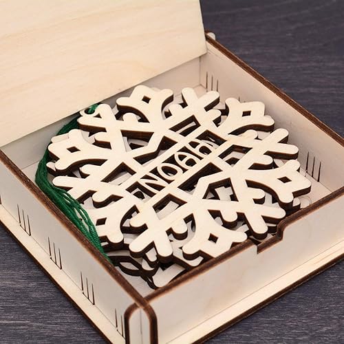 Miniatura 2 de Juego de 5 adornos de Navidad personalizados – Decoraciones de Navidad hechas a mano, decoración de Navidad, personalizada, adornos de Navidad de