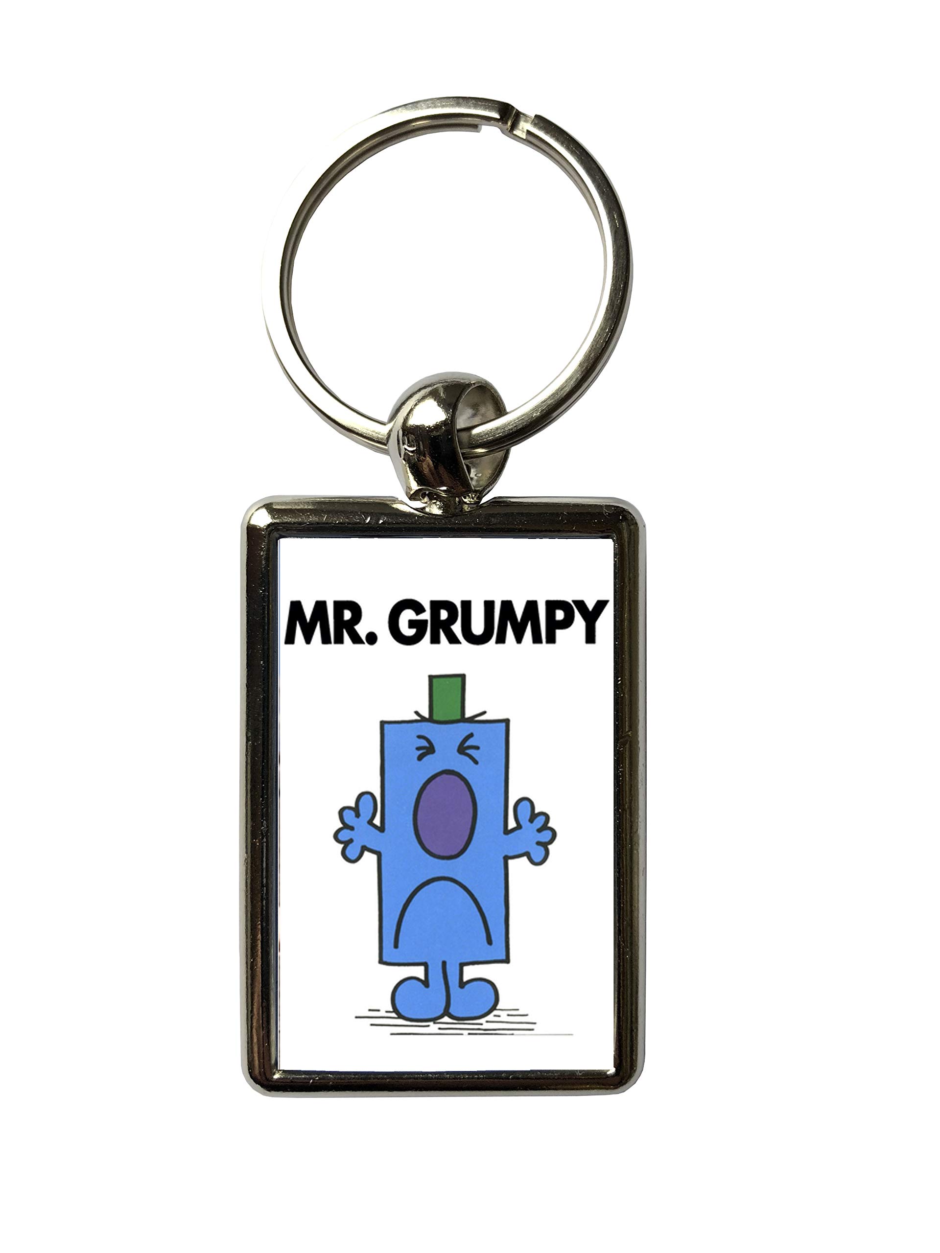 Super Universe Mr Men and Little Miss Metal Keyrings - Mr Grumpy