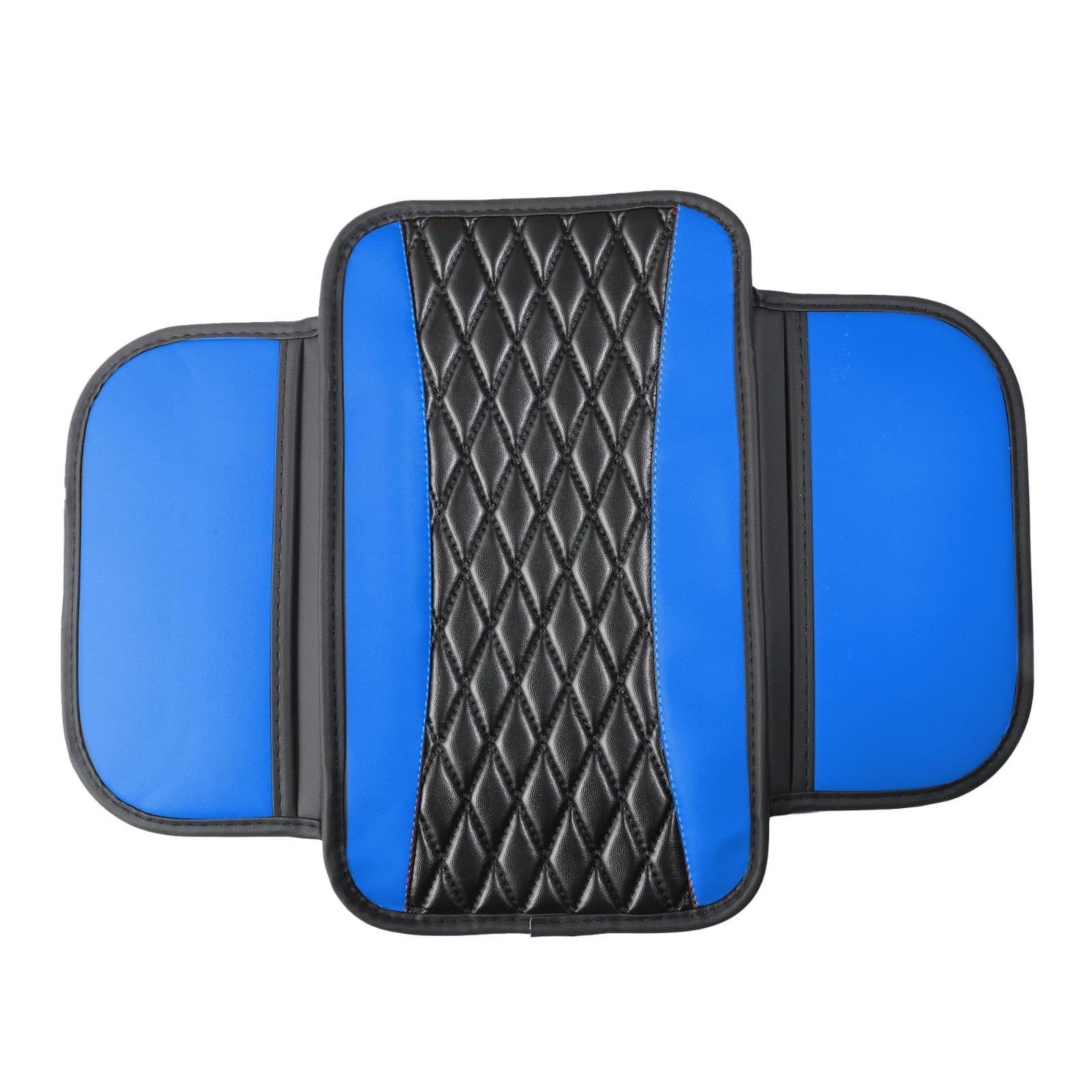 UWQXJJICP Car Armrest Box Mat, for Renault Captur 2/Austral/Arkana/Clio 5/Zoe/Megane Leather Waterproof Center Console Pad Car Armrest Box Cover Protector Comfortable Decor Accessories,C