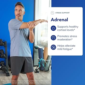 Pure Encapsulations Adrenal Cortex Supplement Supplement to Support Cortisol Health, Energy Levels, Stress Moderation, and Gland Function with Bovine Whole Adrenal & Cortex 60 Capsules*