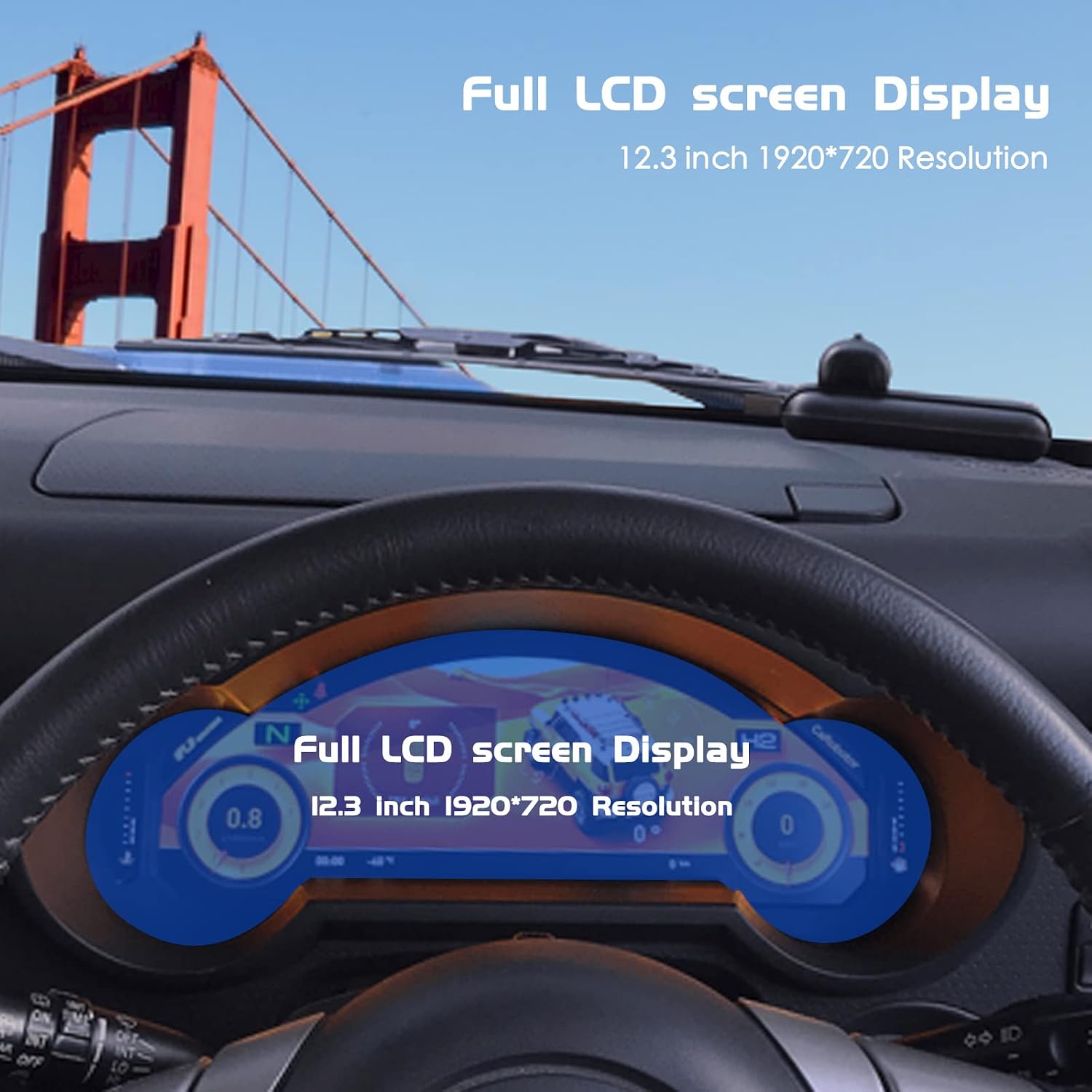 12.3-inch Full LCD Screen Display