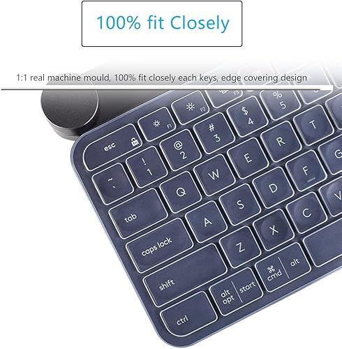 Miniatura 6 de Funda para teclado Logitech MX Keys S Wireless KeyboardLogitech MX Keys Advanced Wireless KeyboardLogitech Craft Keyboard Ultra Thin Silicona