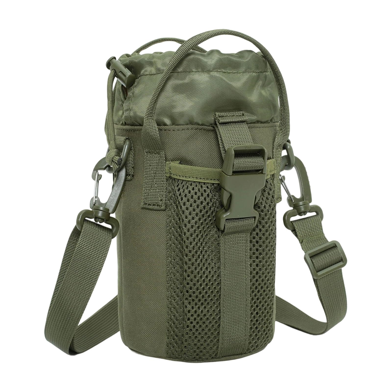MALSSE Practical Oxford Cloth Cup Carriers with Top Closures and Storage Pockets for Outdoors Gear Organization Insulated Bottle Sleeve Carriers