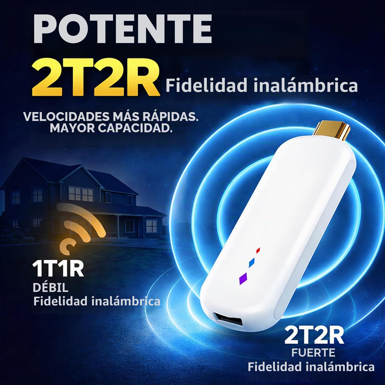 PUSOKEI TV Box Android 14.0, Smart TV Box con Acceso Remoto por Voz, 2GB RAM 16GB ROM, WiFi 2.4G/5G, Acceso a Todos los Sitios Web de Videos, Dispositivo de Transmisión 4K HDR ULT
