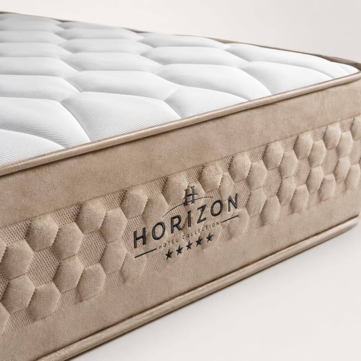 SIMPUR Colchón Horizon 150x190 cm de Muelles Ensacados, 25 cm, Firmeza Media Alta, Transpirable, Diseño Hotel Collection, Fabricado en España