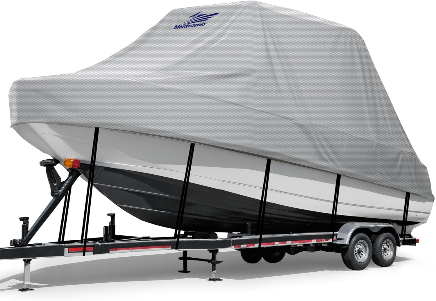 Tsukiko T-Top/Hard-Top Boat Cover, 900D Heavy Duty Marine Grade T-Top Boat Cover Fits 22-24ft Long, Waterproof Center Console Boat Cover, Tear-Resistant Boat Storage Cover