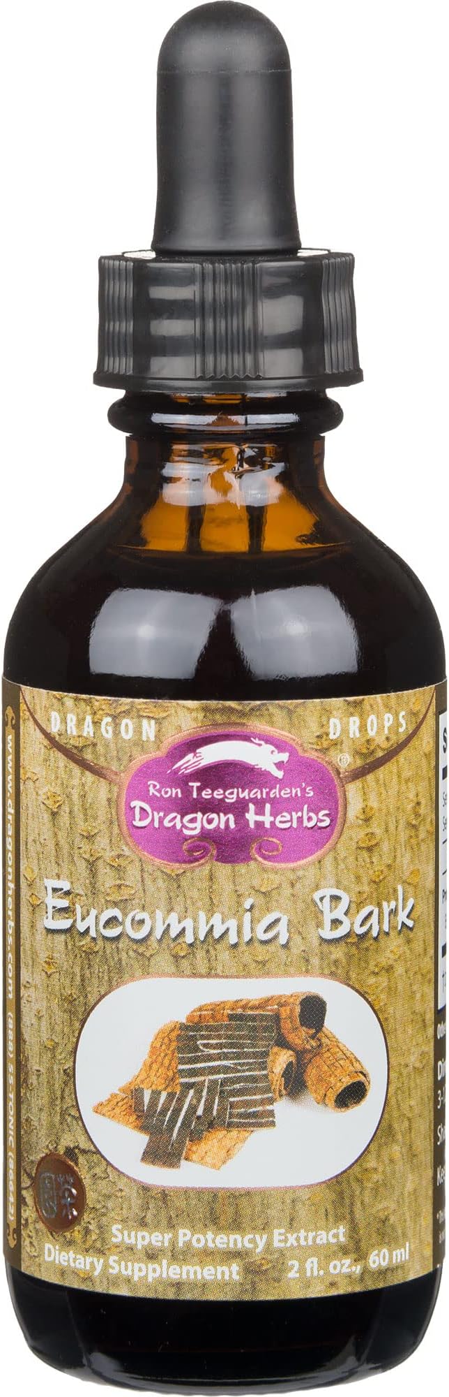 Dragon Herbs - Eucommia Bark Drops - 2 fl oz