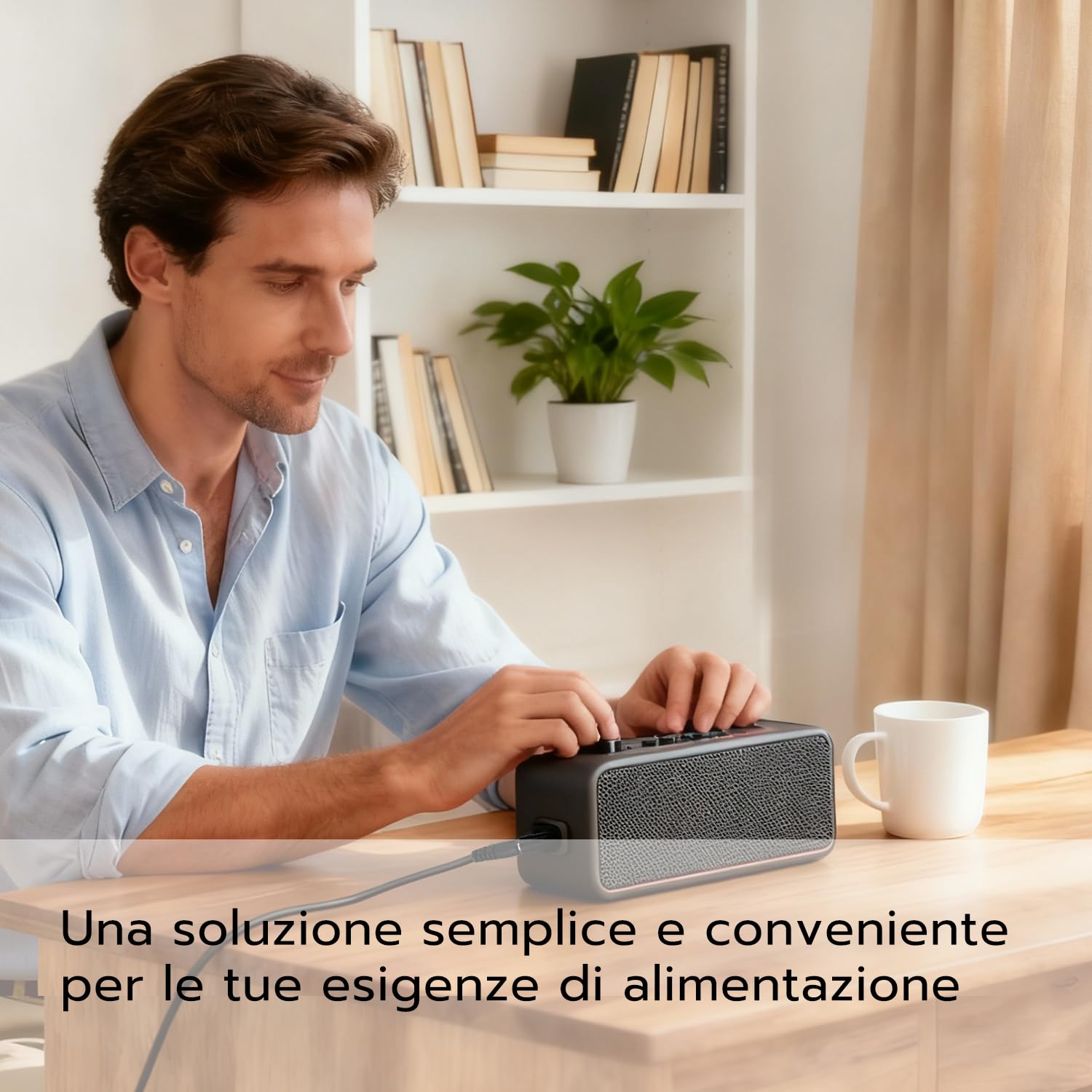Cavo di Alimentazione da USB a DC 5V,Cavo di Ricarica USB con 5 connettori DC, Ingresso a Uscita DC 5,5 x 2,5 mm, per router, CCTV