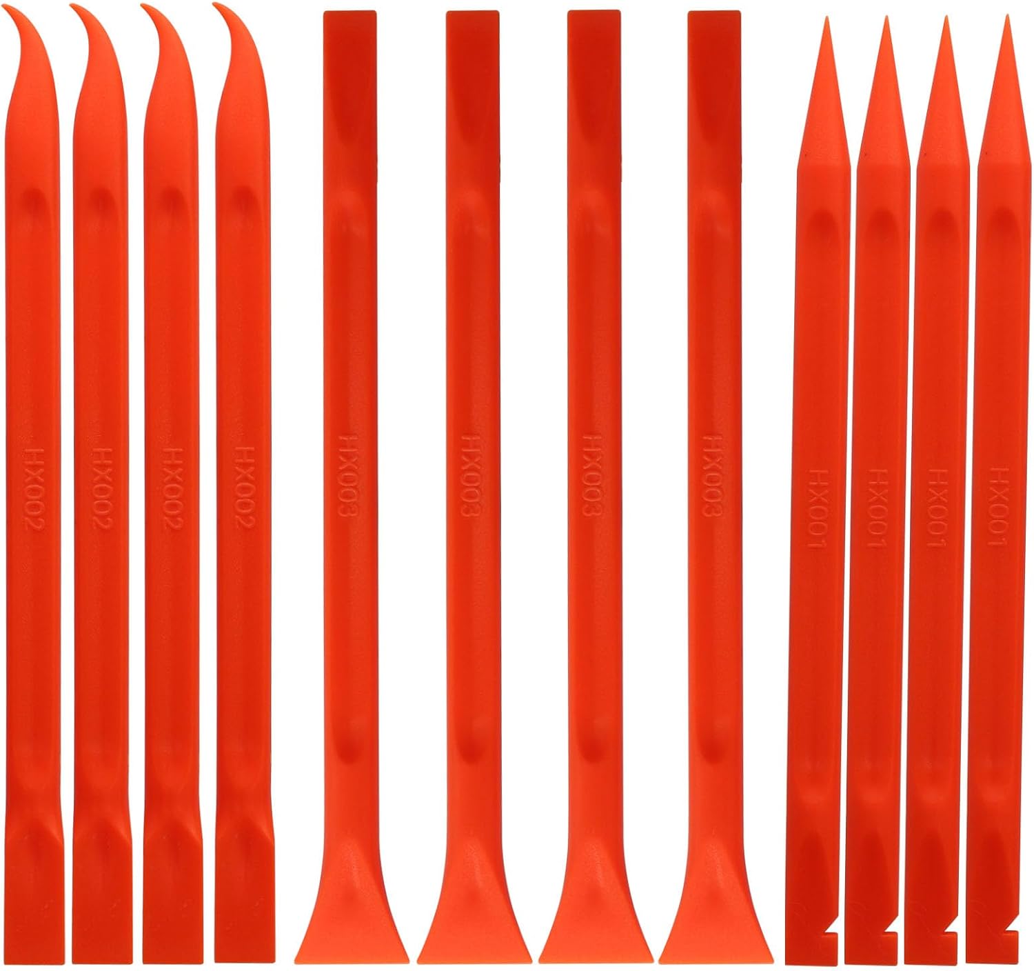 12 Pcs Carbon Fiber Multi-Purpose Scraper, Orange image 5