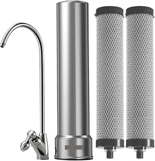 U200PRO Kitchen Under Sink Drinking Water Filter Purifier 5 In 1, Stainless Steel Filtration System With Faucet