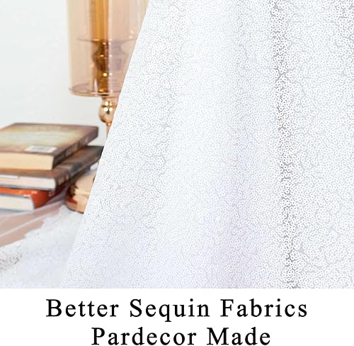 Vista 43 de Pardecor The Yard - Tela de malla con purpurina para coser, paño brillante (2 yardas, borgoña)