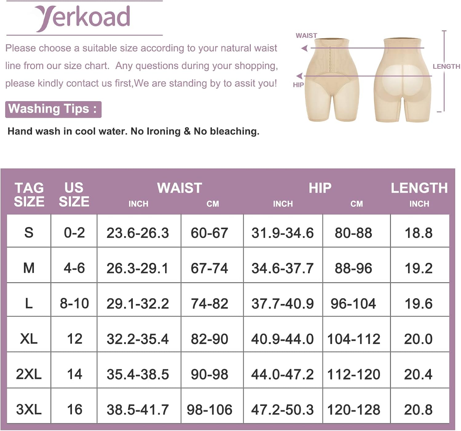 YERKOAD Double Tummy Control Shapewear Shorts for Women High Waist Butt Lifter Panties Body Shaper Underwear Thigh Slimmer at  Women’s Clothing store