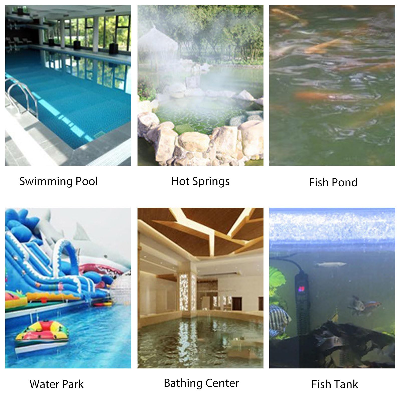 Termómetro Inalámbrico para Piscina, Medidor de Temperatura Preciso, Pantalla de Ahorro Energía para Gestión Piscinas, Resistente Al Agua IP67