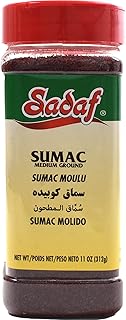 Sadaf Sumac Spice Ground - Pure Sumac Seasoning Powder - Kosher - Persian Spice, Packed in The USA - Medium Ground (312 gr)