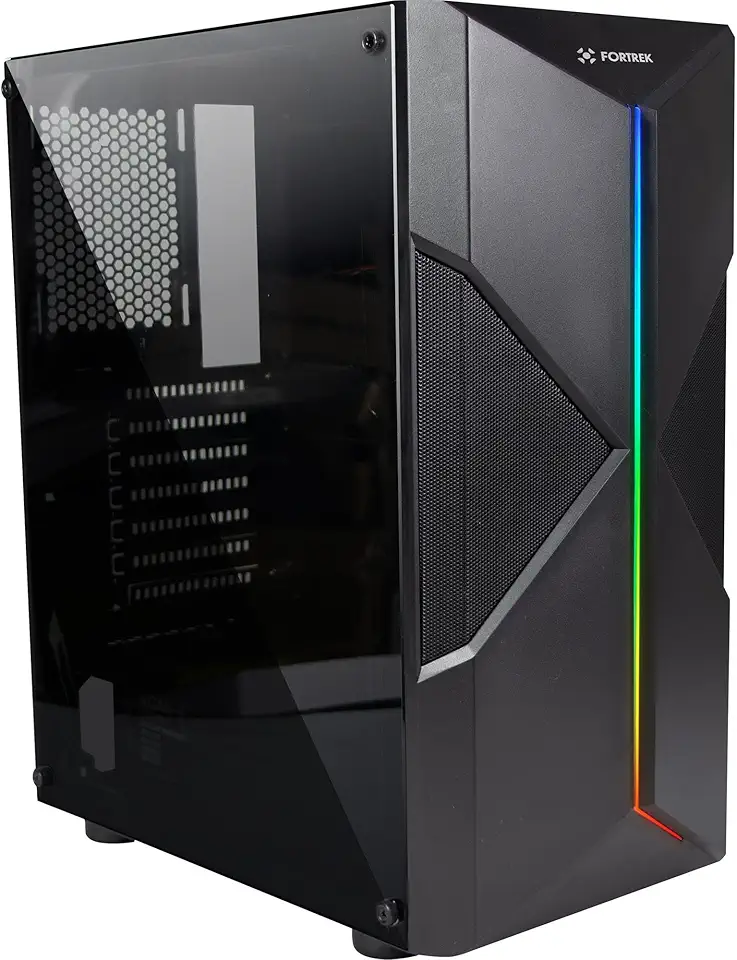 Gabinete Gamer Mid Tower HOLT RGB Fortrek