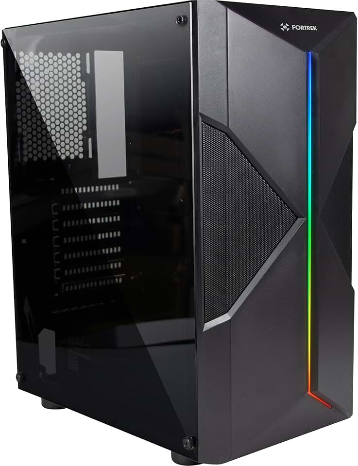 Gabinete Gamer Mid Tower HOLT RGB Fortrek