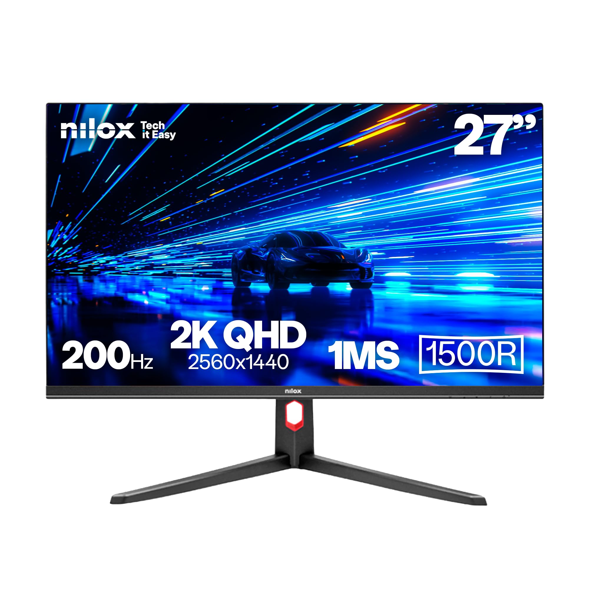 Nilox nxm27cv2k2001 Monitor 27" 200hz hdmi DP curv
