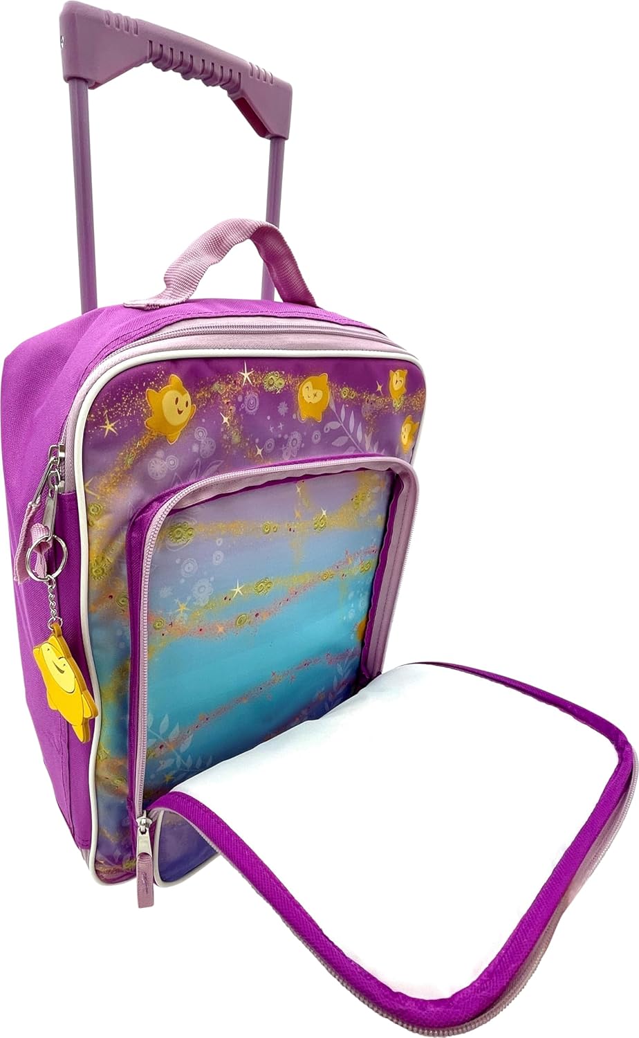 Fast Forward Kid's License 16" Soft Side Wheeled Pilot Case- Rolling Luggage (Wish) - Image 4