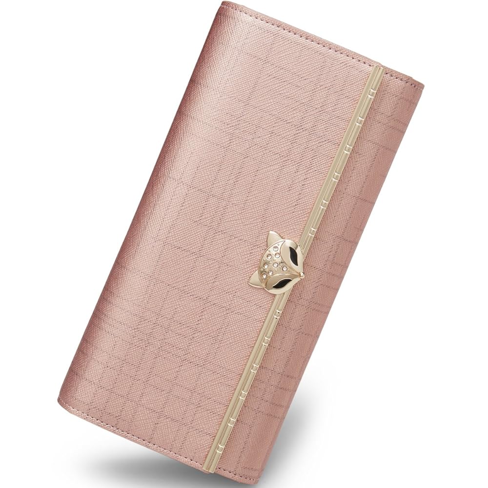 Amazon.com: OEIPSMK Women Leather Wallet Long Clutch Wallet