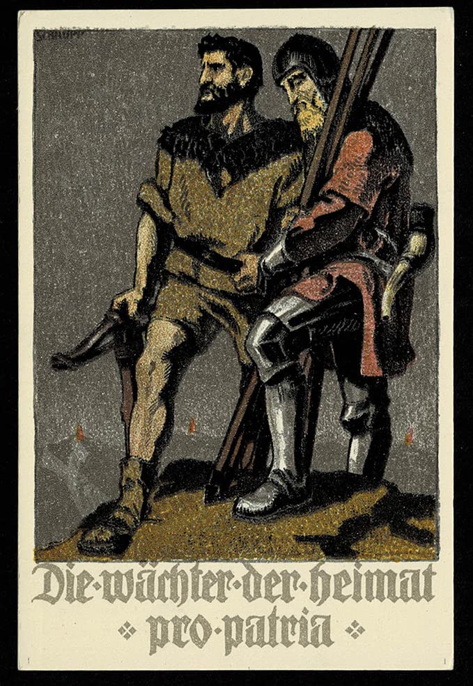  LaVecchiaScatola 1910 Svizzera Intero Postale Guardiani della Casa PRO Patria