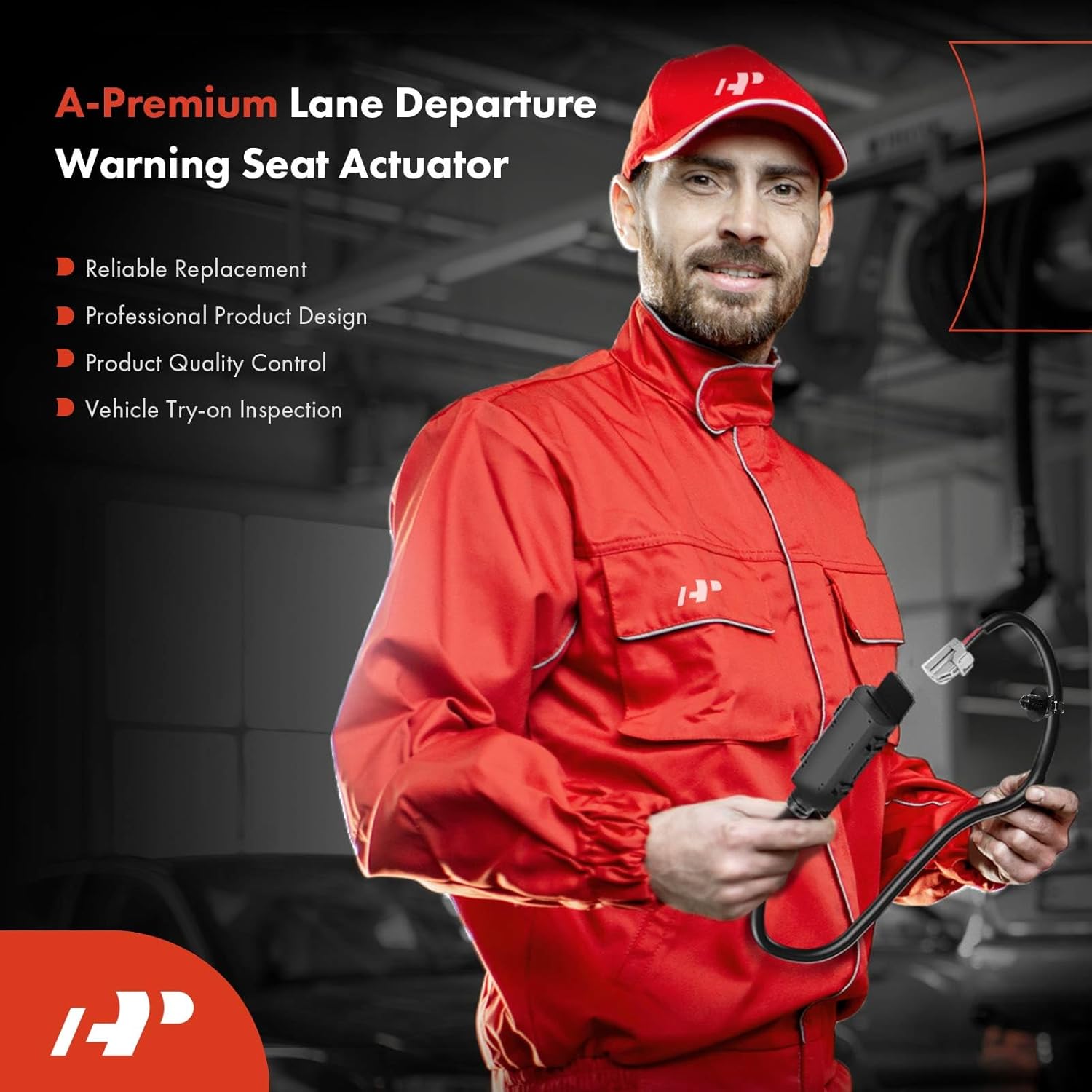 A-Premium Lane Departure Warning Seat Actuator Compatible with Chevy Chevrolet Silverado Suburban & Cadillac Escalade & GMC Sierra Yukon, 2015-2019, #19353978, 22884702, 84017512, 84287377