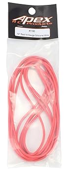 Amazon.com: Apex RC Products 10' Red 14 Gauge Super Flexible