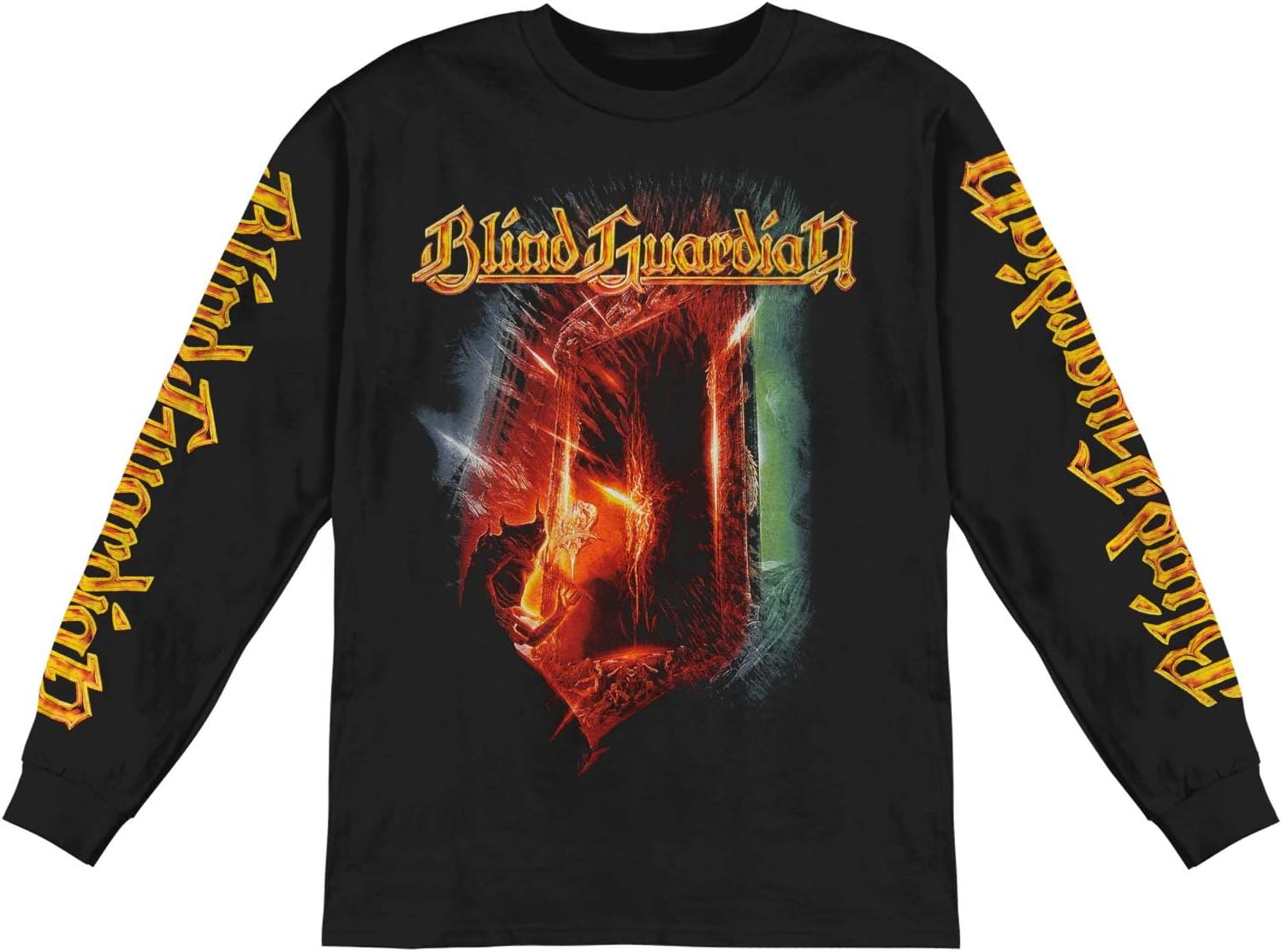 BLIND GUARDIAN Men's Demon 2015 Tour Dates Long Sleeve XX-Large Black