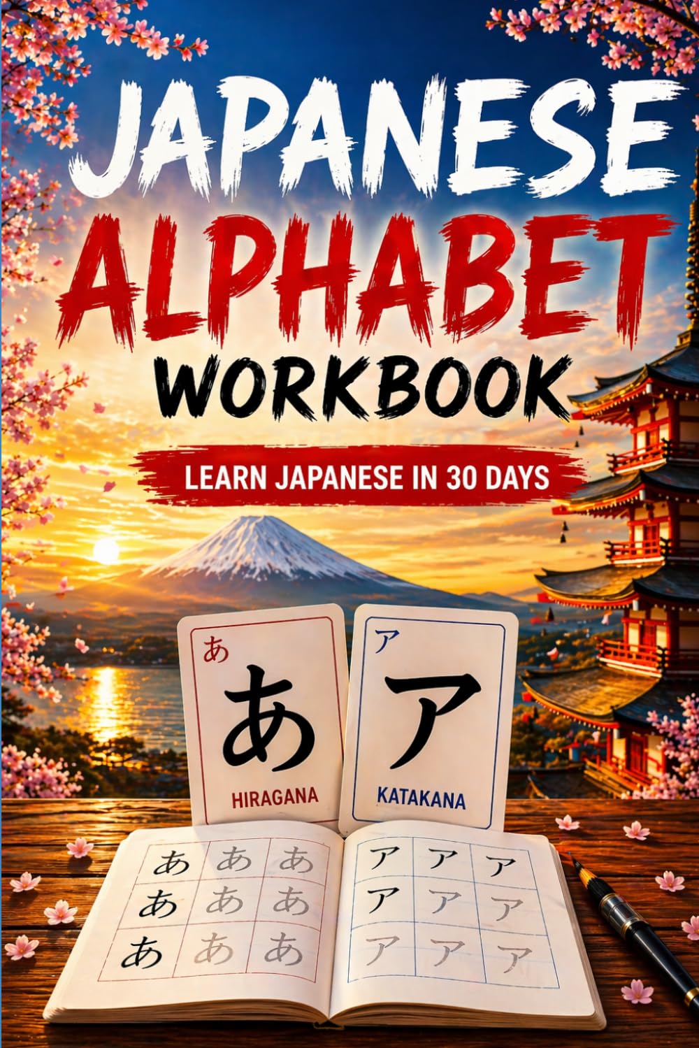 Japanese Alphabet Workbook: Learn Japanese in 30 Days with Hiragana & Katakana Practice