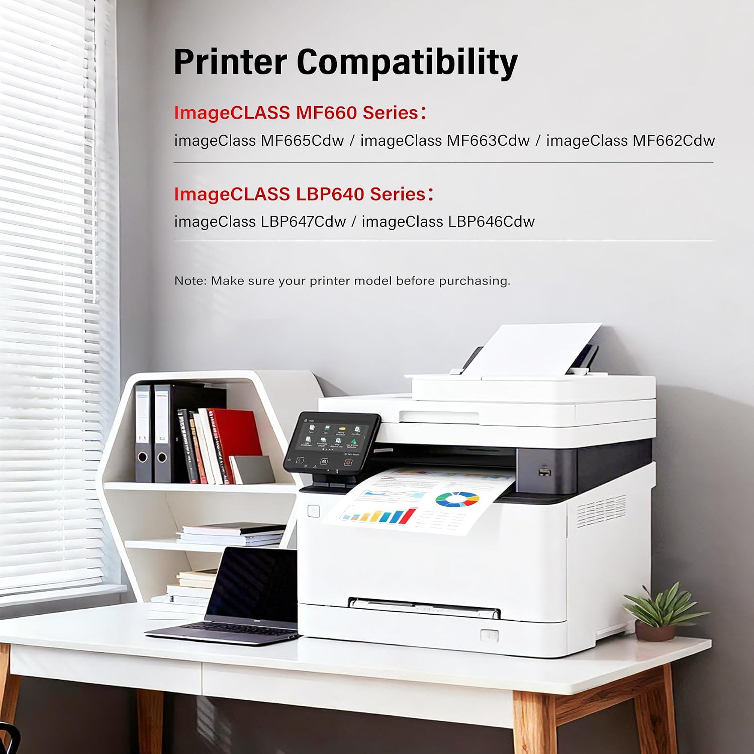 075 075H Toner Cartridge Compatible for Canon 075H 075 CRG075 CRG-075 Works for Canon Color imageCLASS LBP646Cdw MF662Cdw MF663Cdw MF665Cdw LBP647Cdw LBP640 MF660 Series Printer (4 Pack,with Chip)