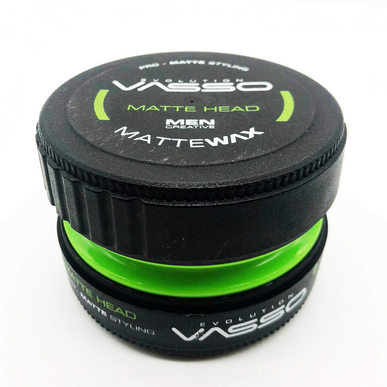 VASSO Evolution Matte Head Hair Wax for Men Men Creative Series, 150 ml 3 Pack, 150 ml (Pack of 3) - Image 3