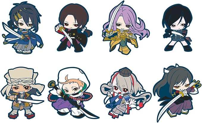 Amazon 刀剣乱舞 カプセルラバーマスコット其の一 全8種セット カプセル玩具 おもちゃ