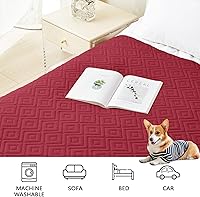 Vista 68 de hyha Manta impermeable para perros, funda suave para cama de perro, mantas para mascotas, funda impermeable para sofá y sillón para perros lavable